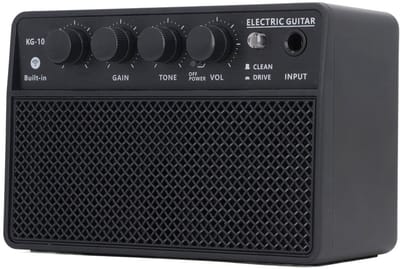 NTH products - Mini-elektrische Gitaarversterker - Draagbaar - Bluetooth-connectiviteit - Compact formaat - Oplaadbare gitaarversterker - Perfect voor d...