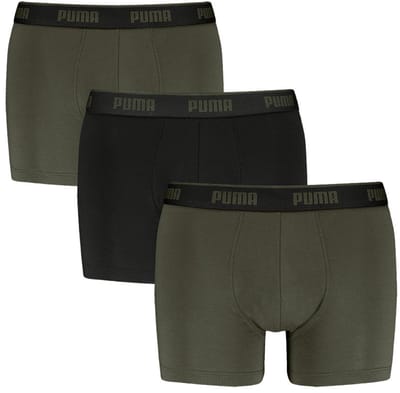 Heren Boxershort 3-pak - Everyday heren katoenen onderbroeken - Onderbroeken - S - Zwart