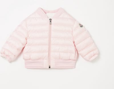 Moncler Ter puffer jack met donsvulling - roze - Maat 62