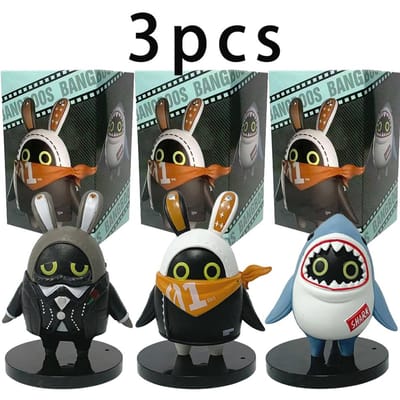Zenless Zone Zero Jouet Anime Le ZZZ Bangboo EOUS Sharkboo Jeu Mignon Le Bangboo Périphérique Kawaii Figurines PVC Jouet Cadeaux
