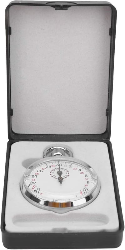 Sport Chronograph Alarm J12001 - Digitale Sport Stopwatch Timer - Mechanische Stopwatch met Hanglus - 6 Uur Continue Tijdwaarneming