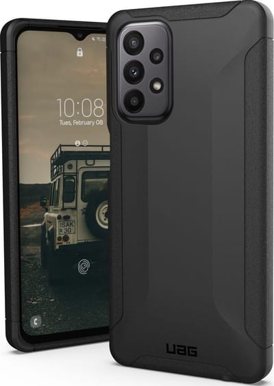 Samsung Galaxy A23 Hoesje - UAG - Scout Serie - TPU Backcover - Zwart - Hoesje Geschikt Voor Samsung Galaxy A23