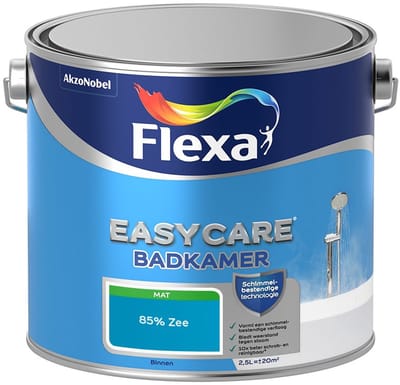 Flexa - Easycare Badkamer - 85% Zee - Mengverf - 2,5 L
