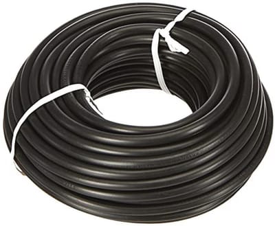 H05VV-F Stroomkabel 2x1 mm - 20 meter - Zwart