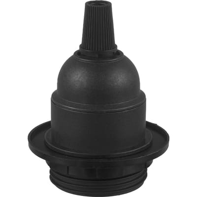 Home Sweet Home - DIY lamphouders - Lamponderdelen - ø5.8 x 7.3 cm - E27 - Black - Cilinder - Ontworpen voor Hanglampen, Wandlampen
