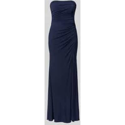 slim fit avondjurk in maxilengte met loopsplit