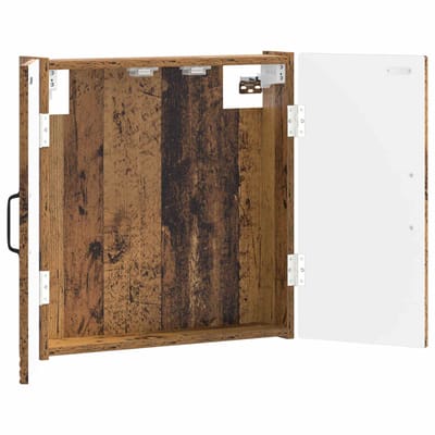 vidaXL - Dartbord - Kabinet - HAARLEM - Oud - hout - 52,5 - x - 10,5 - x - 53,5 - cm