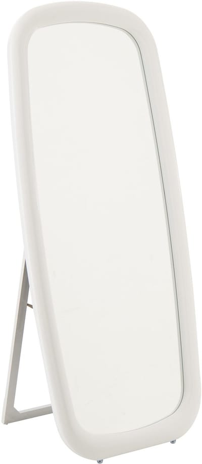 J-Line spiegel Rechthoek - polyresin - hout - wit