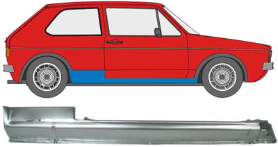 Volledige dorpel voor Volkswagen Golf 1 1974-1985 / Rechts