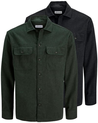 Jack & Jones Heren Overhemd jas / overshirt 2 pack Charge
