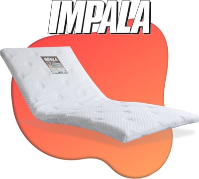 Impala Latex Topper 90 x 210 - Zuiver natuurrubber - Medium Hardheid - Tencel Tijkstof - 7 CM Dik - Luxe MatrasTopper