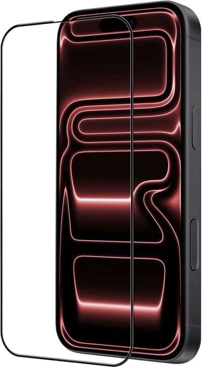 Screenprotector - Geschikt voor Apple iPhone 17 Pro - Full Cover - Beschermglas - Gehard Glas - Tempered Glass - Screen Protector
