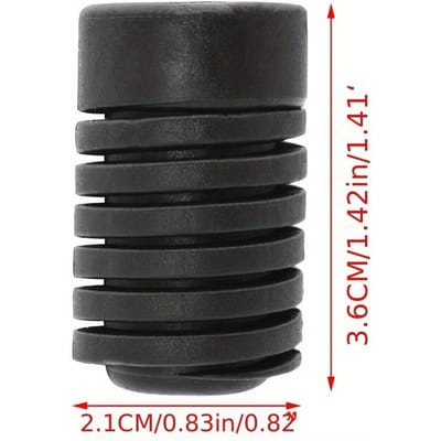 Coussinets Amortisseurs Antichoc pour Coffre de Voiture et Capot Moteur avec 0. 59 pouces Trous, Hayon, Universel 1pc noir