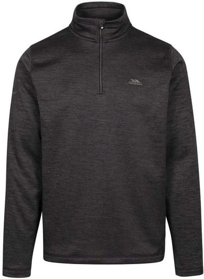 Trespass Sweatshirt Frimley At200 Fleece Black Marl-L