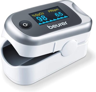 Saturatiemeter en Pulsoximeter voor Thuisgebruik - Meet Zuurstofsaturatie en Hartslag