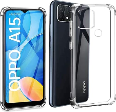Shockproof Soft TPU hoesje Silicone Case Geschikt voor: Oppo A15 / Oppo A15s