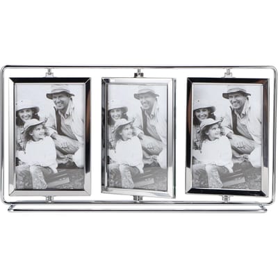 Cadre Photo Rotatif à 360 Degrés Taille Large Rétro Vintage Cadeaux d'Affaires gray