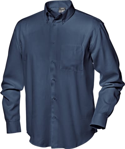 SIR SAFETY BUSINESS Lange mouw Werkshirt HEREN Blauw - 80 Katoen 20 Polyester - 120 g/m² - Borstzak
