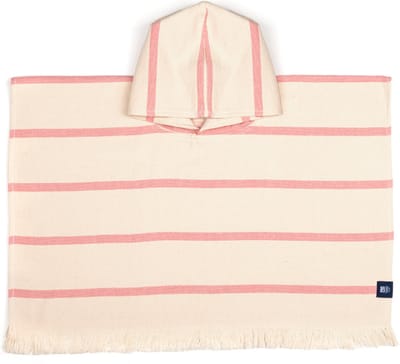 Torres Novas 1845 Peuterponcho / badcape, Boa Nova Roze - 2 tot 4 jaar - Katoen