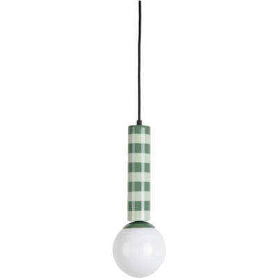 Leitmotiv hanglamp rayado jungle green & grayed jade