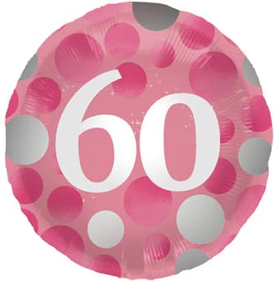 Folat - Folieballon Glossy Pink 60 - 45 cm