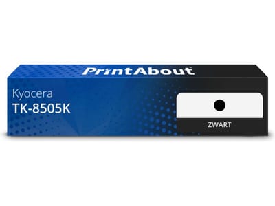 PrintAbout huismerk Toner TK-8505K Zwart Geschikt voor Kyocera