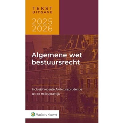 Tekstuitgave Algemene Wet Bestuursrecht 2025-2026