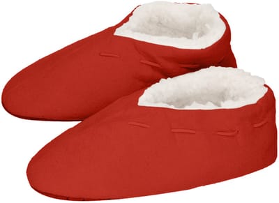 ATTREZZO® Pantoffels Heren - Spaanse Sloffen - Maat 44/45 - Rood - Heerlijk warm!
