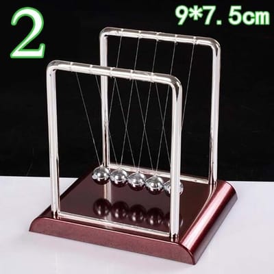 1pc Newton's Cradle Kinderen Speelgoed voor Kinderen Educatief Speelgoed Bureau Tafel Decor Metalen Balans Bal Slinger Juguetes antistress Spel B
