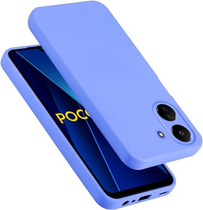 Cadorabo Hoesje geschikt voor Xiaomi Poco C65 in LIQUID LICHT PAARS - Beschermhoes gemaakt van flexibel TPU silicone Case Cover