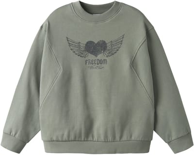 NAME IT - NKFBOIDAS LS RLX SWEAT BRU - Meisjes - Sweaters