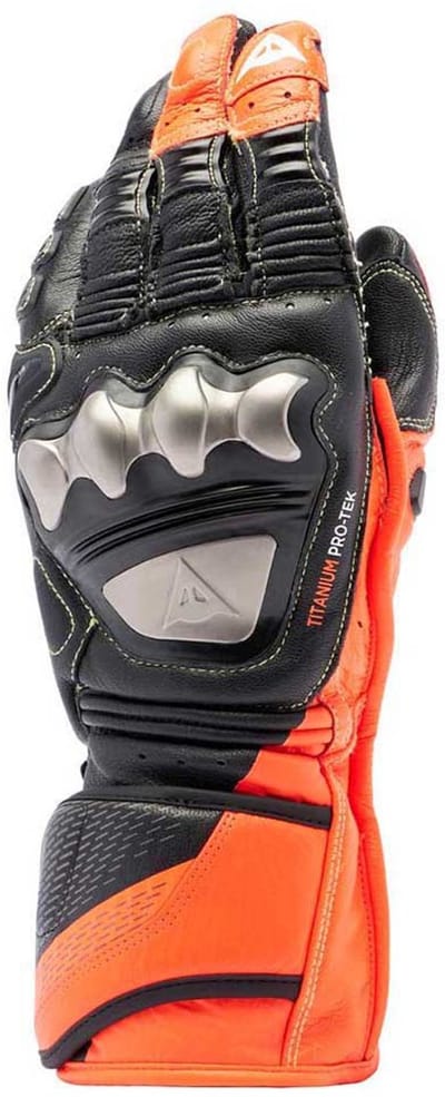 Dainese Full Metal 7 Handschoenen Zwart Rood Fluo - Maat S - Handschoen