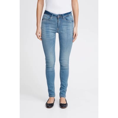 ICHI - IHERIN IZARO LIGHT BLUE BLEACHED - Dames - Skinny jeans