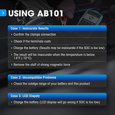 Professionele 12V Auto Batterij Tester en Laadsysteem Analyzer voor Auto's, SUV's en Lichte Vrachtwagens