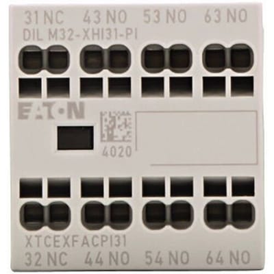 DILM32-XHI31-PI Hulpschakelblok 3x NO, 1x NC 4 A Geschikt voor merk (relais): Eaton 1 stuk(s)