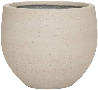 Pottery Pots Bloempot Cement Mini Orb M, Beige Washed / Grijs D 25 cm H 21 cm