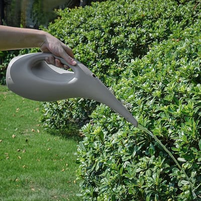Metalen Gieterset - Tuingieter Plantengieter - Planten Water Geven - Roestbestendig Vintage Stijl - 25 liter - Grijs