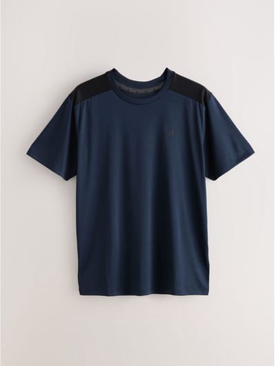Next - Heren - Active Training T-shirt met korte mouwen - Blauw