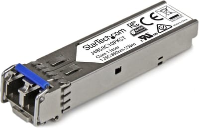 StarTech.com HP J4858C Compatible SFP Module - Lifetime Warranty - 10 Pack - SFP (mini-GBIC) transceiver module - GigE