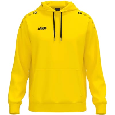 JAKO Sweater met kap One Cotton geel kindermaten 6701k-335