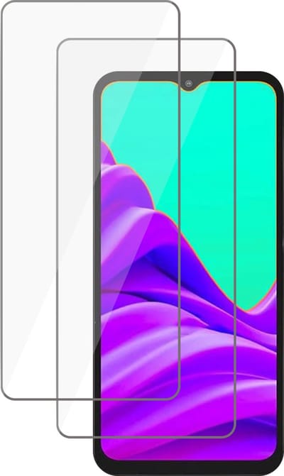 Screenprotector geschikt voor Samsung Galaxy Xcover Pro 2 - Tempered Glass Screen Protector - 2 Stuks