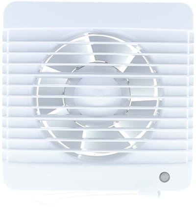 Badkamer-/ toiletventilator MV 125 wit