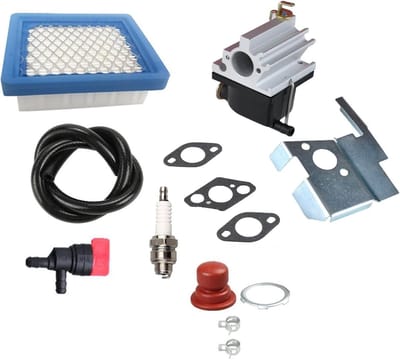 Carburateur Kit - Motor Onderdelen - Grasmaaier Onderhoud - Complete Vervangingsset - Zilver