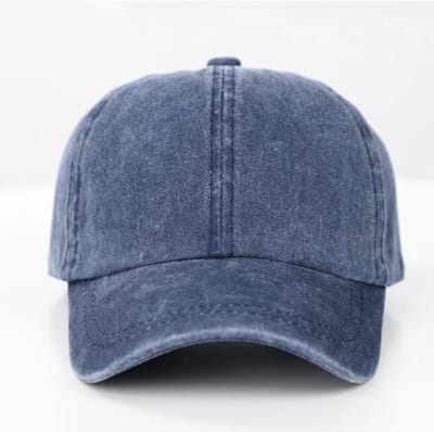 Jongens pet kind - Denim - spijkerstof blauw - dreumes peuter (2-4 jaar) - Maat 52