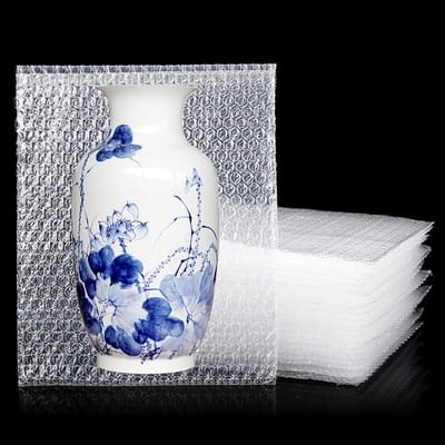 Bubble Zakken - Beschermende Pouches - Verzenden Opslag - Dubbele Muur - 50 Stuks 12x16 - Transparant