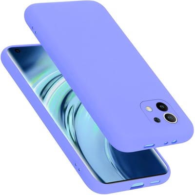 Cadorabo Hoesje geschikt voor Xiaomi Mi 11 5G in LIQUID LICHT PAARS - Beschermhoes gemaakt van flexibel TPU silicone Case Cover