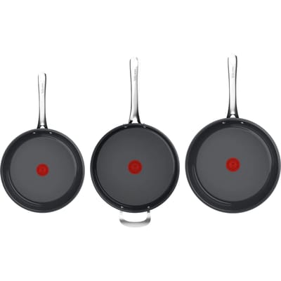 Tefal Cook Prima by Jamie Oliver Koekenpannenset 24 + 28 cm + Hapjespan 26 cm