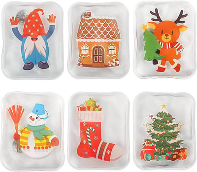 Herbruikbare Handwarmers - 6 Stuks Pocket Warmers 100 x 80mm - Warmte voor Kinderen, Vrouwen en Kamperen - Schattige Gel Warmers voor Koude Dagen