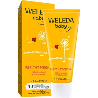 WELEDA Baby's en kinderen Calendula gezichtscrème Dagopvang Unisex 50 ml