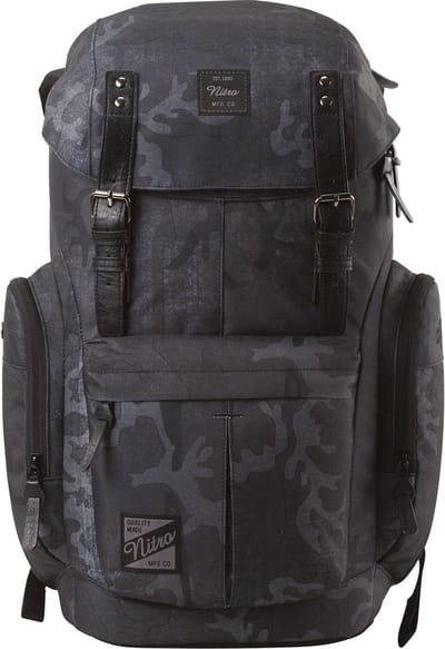 NITRO Vrije tijd rugzak Rugzak met laptopvak Daypacker Backpack 32L Forged Camo Grijs